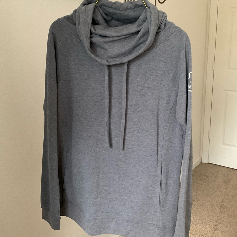 Grey jersey branded hoodie - Woodford Reserve